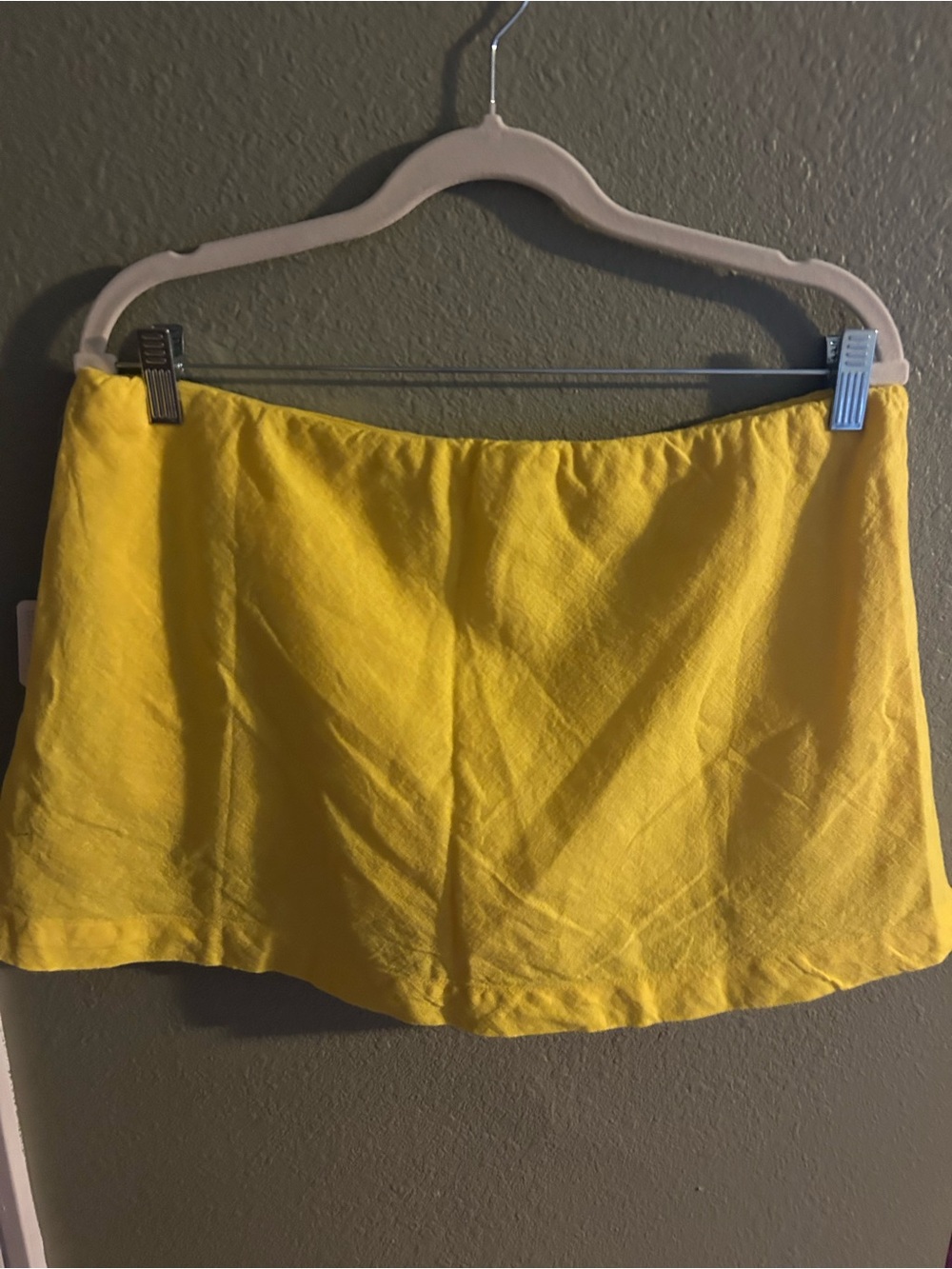 NWT Free People - Free-est Sunny Yellow Mini Skort